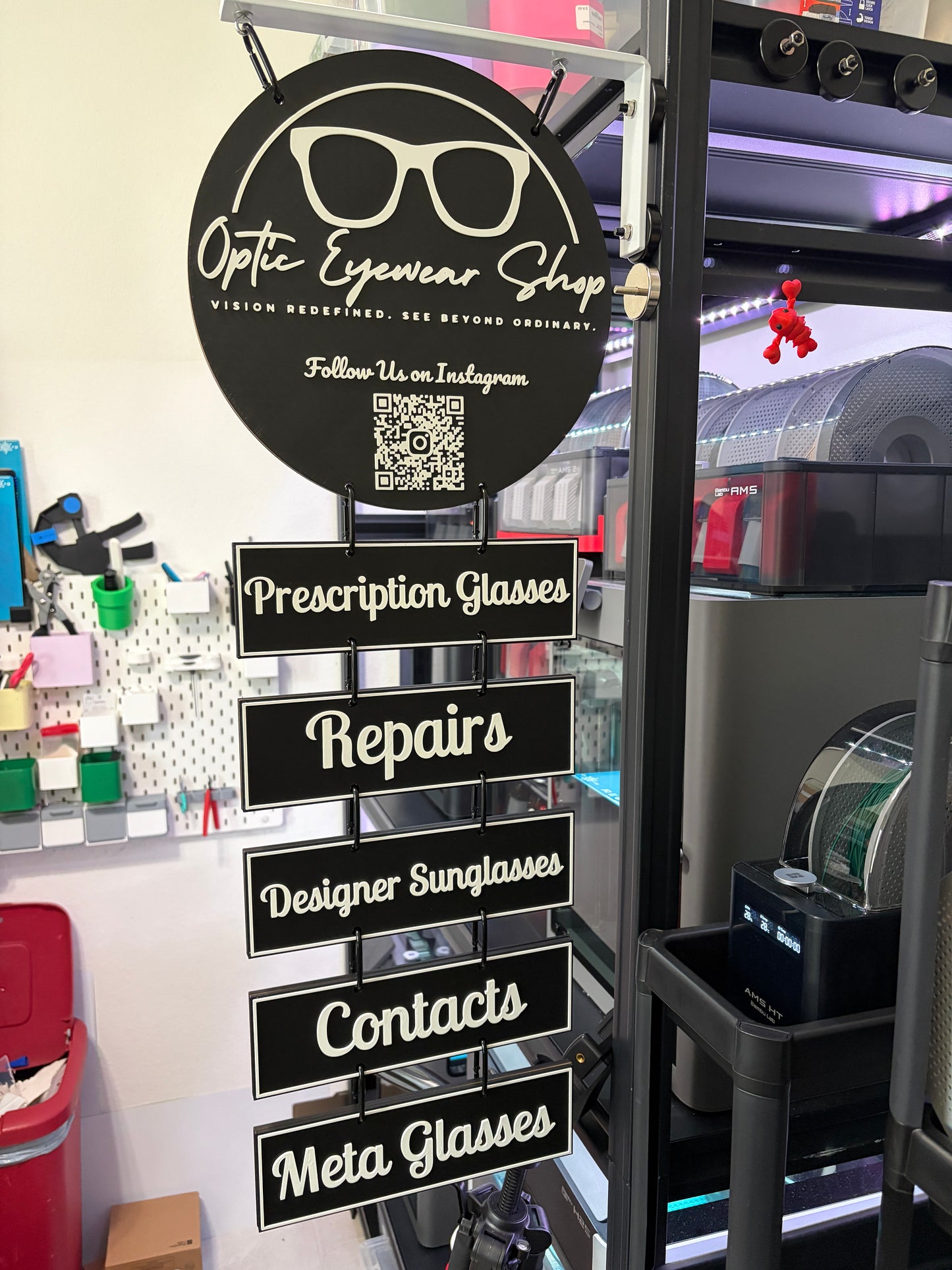 Custom Magnetic Vendor Sign (12”)