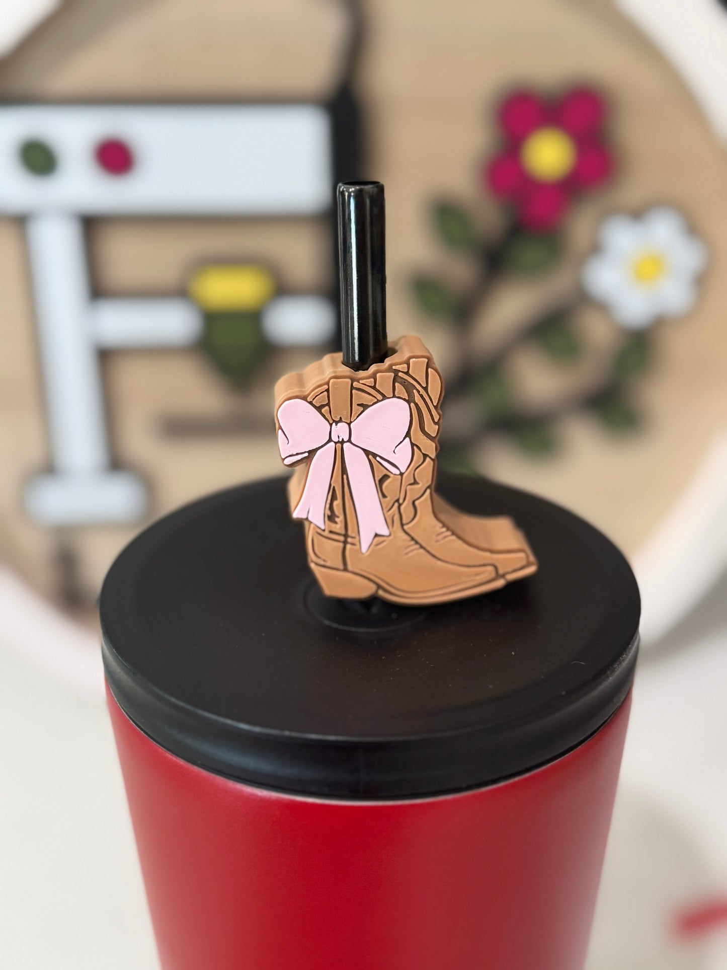 Cowgirl Straw Topper