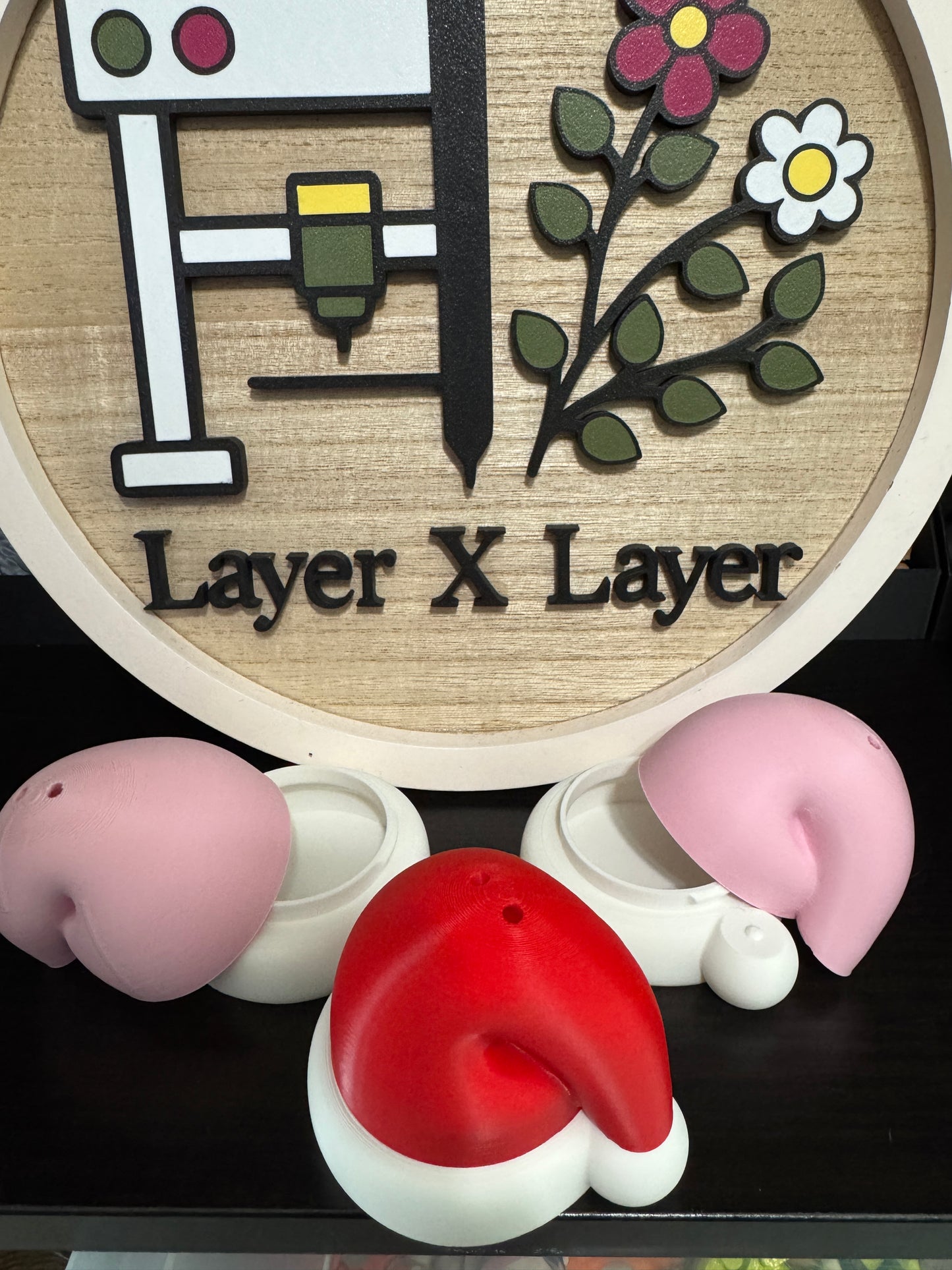 Santa Hat Ornament w/ Compartment