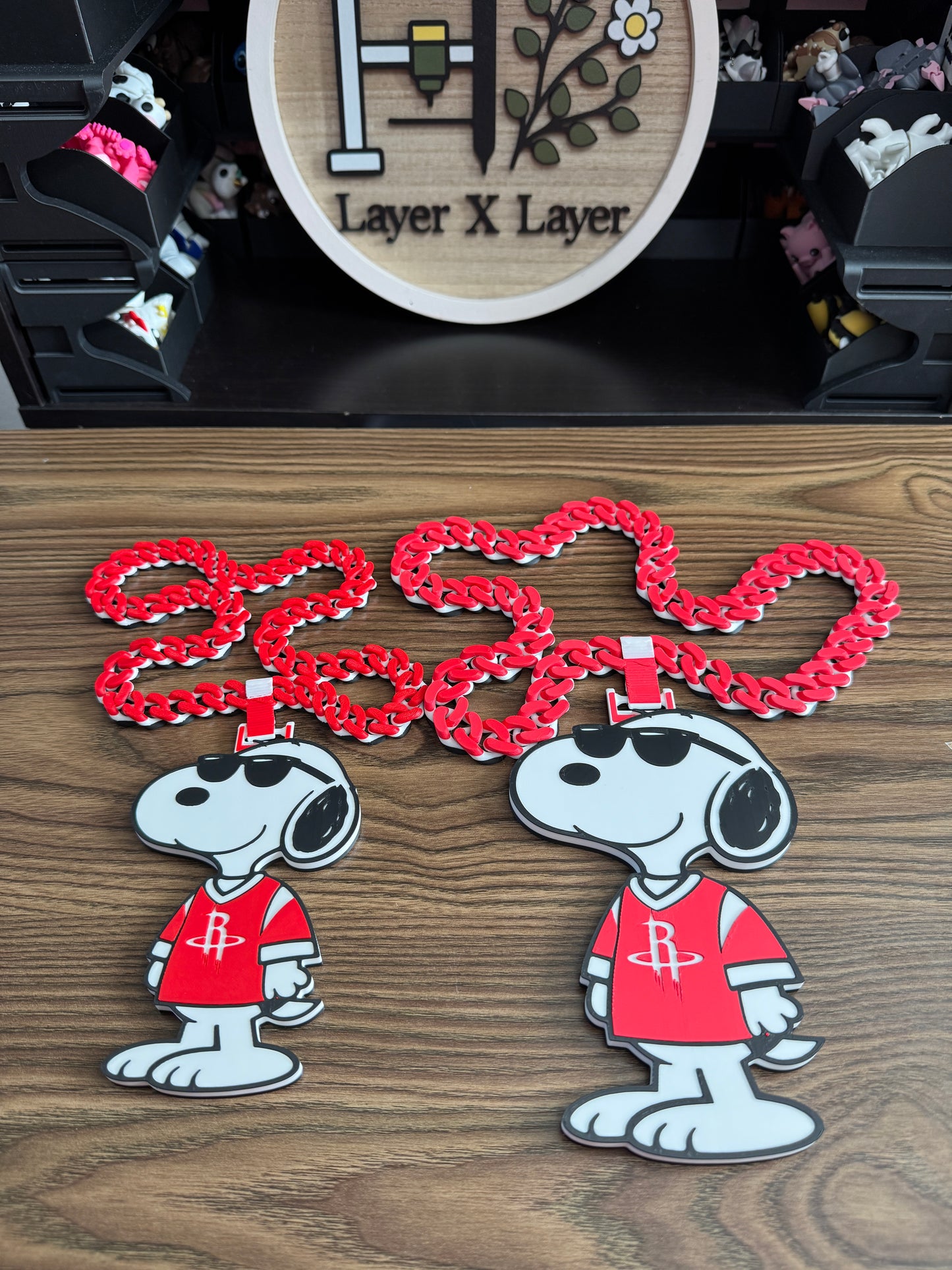Rockets Snoopy Kids Cuban Chain