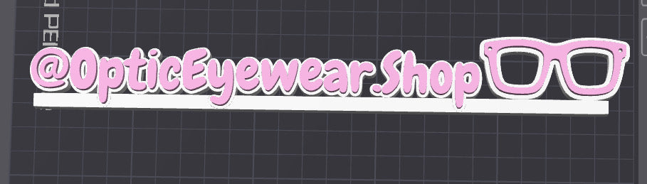 Flat Name Sign