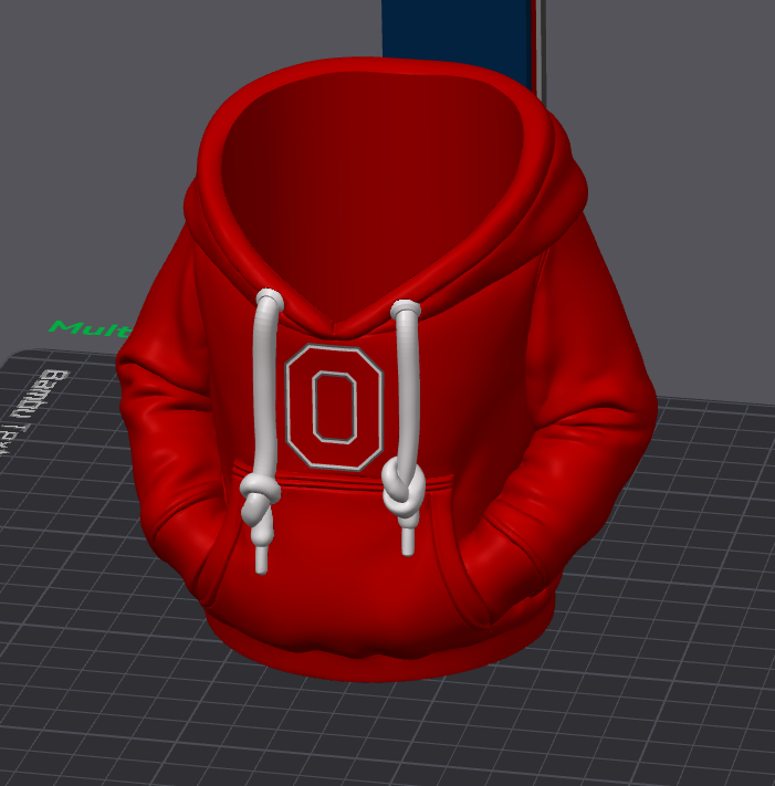 Ohio Hoodie Koozie & Pen Holder