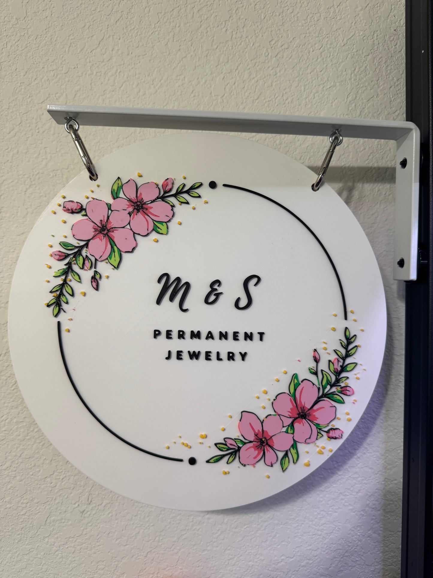 Custom Magnetic Logo Vendor Hanging Sign (12”)