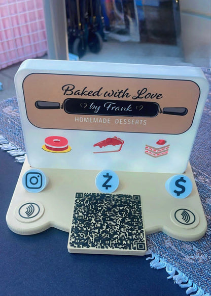 Lightbox Vendor Stand 2 in 1