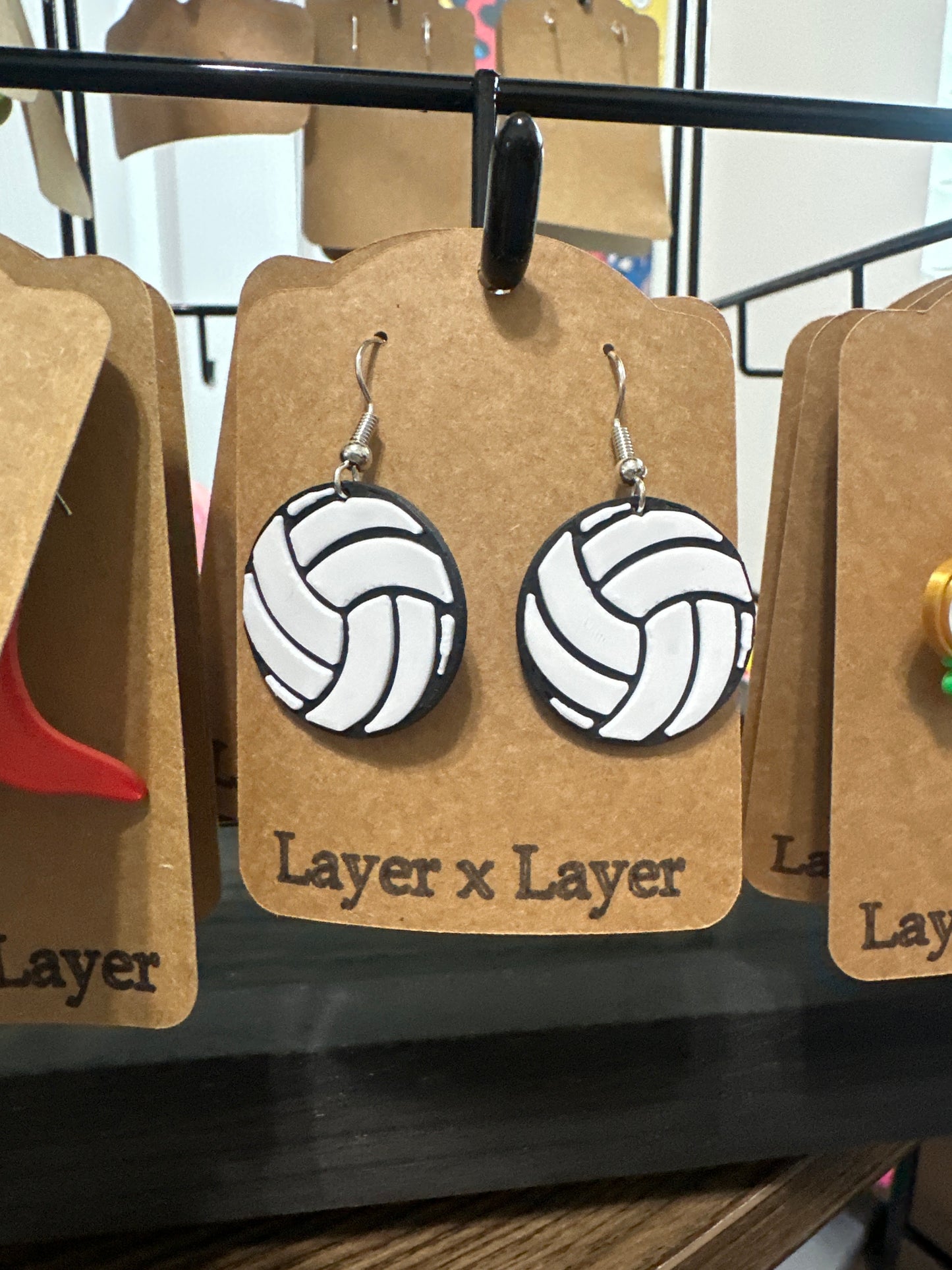 Volleyball Earrings