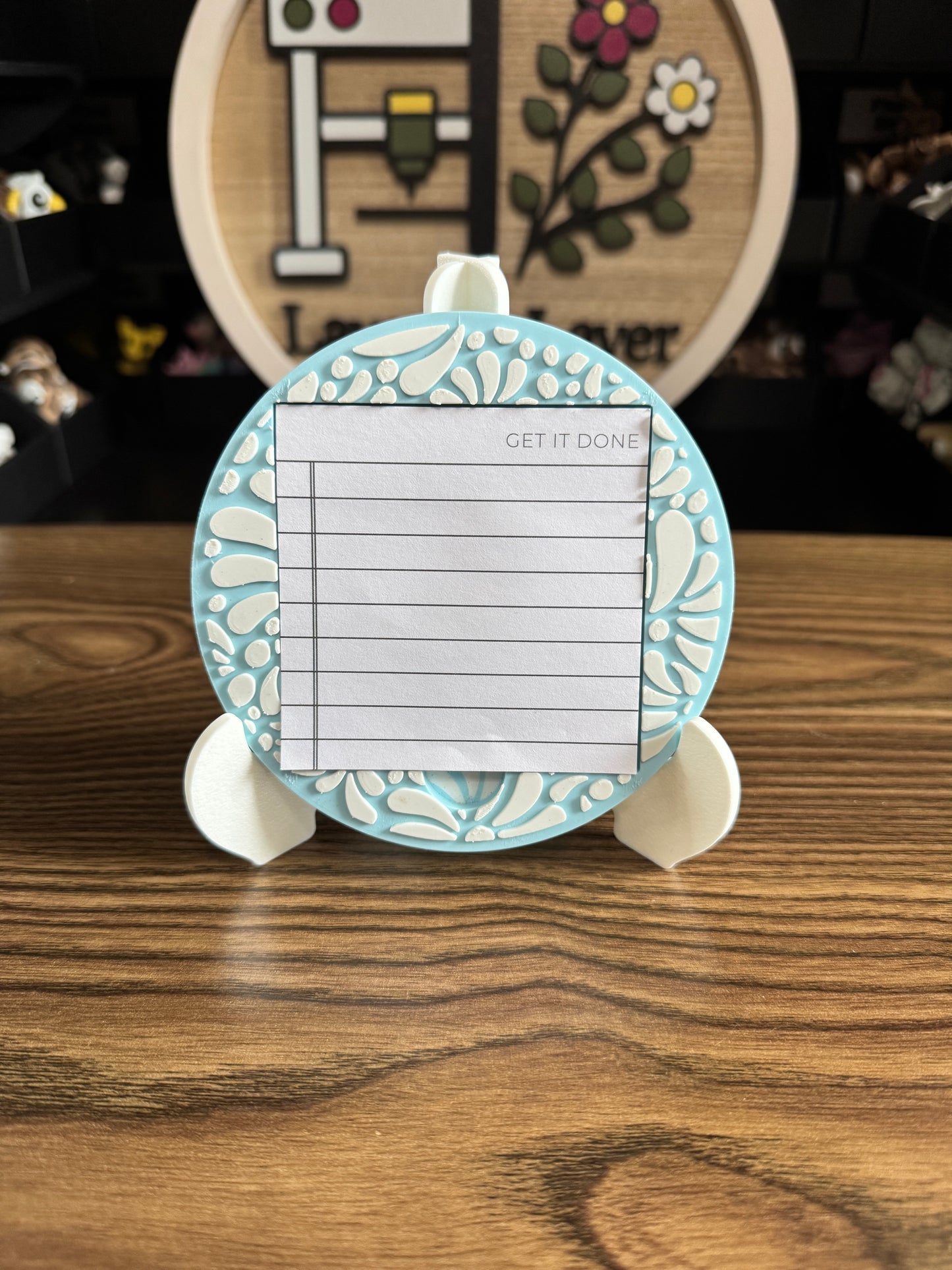 Talavera Pen & Sticky Note Holder