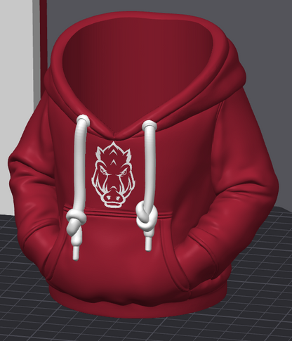 Razorbacks Hoodie Pen Holder & Koozie