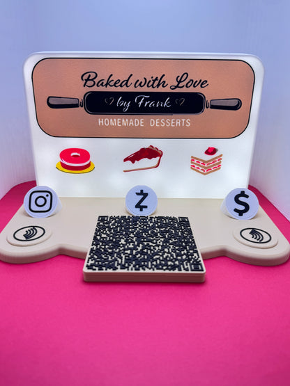 Lightbox Vendor Stand 2 in 1