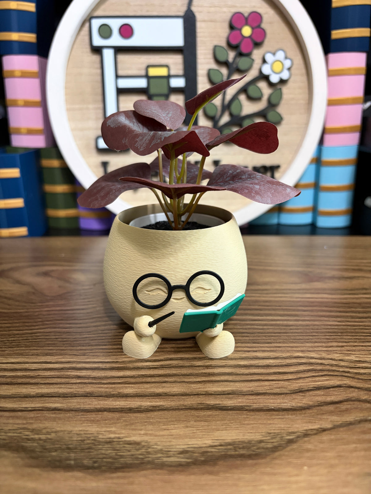 Mini Reading Wizard Planter