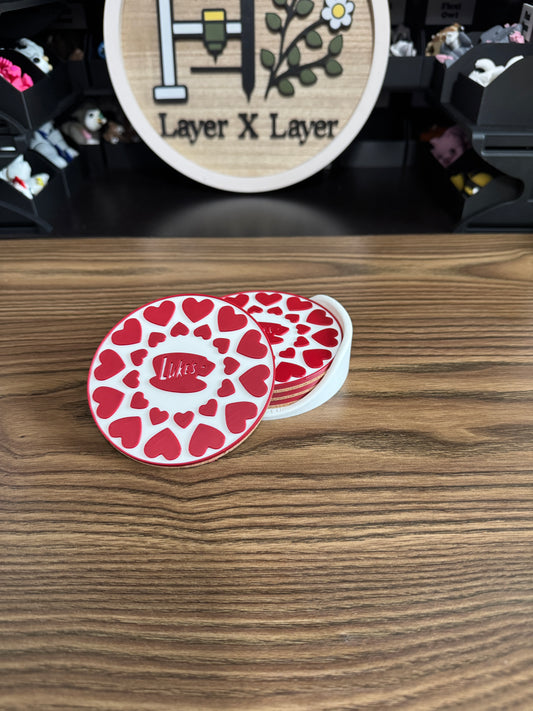 Luke’s Diner Hearts Coaster Set