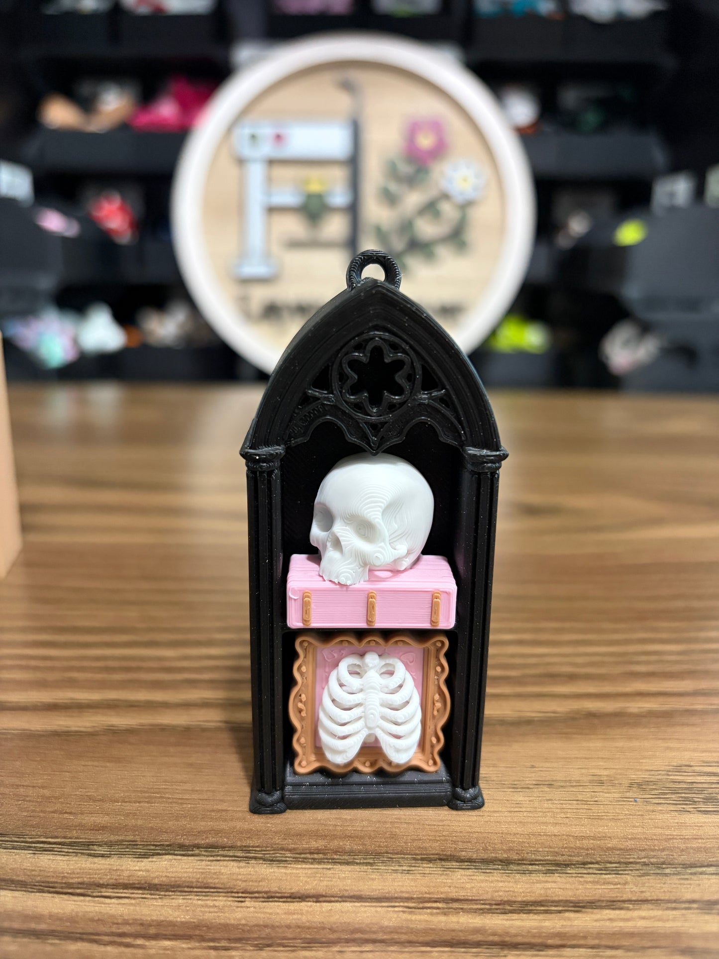 Gothic Bookshelf Fidget Clicker