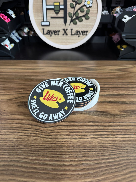 Luke’s Diner Get Her Coffee Coaster