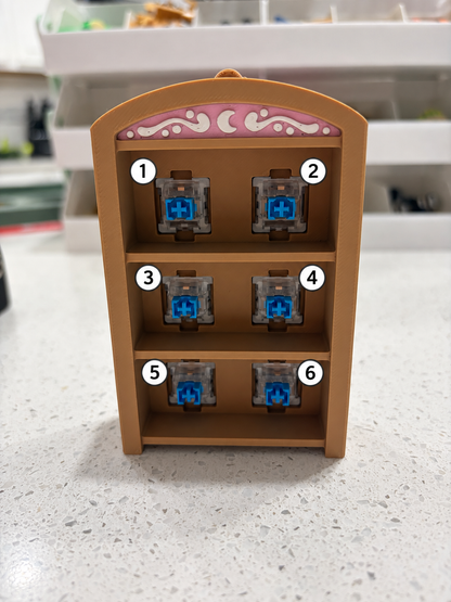 Cozy Bookshelf Fidget Clicker