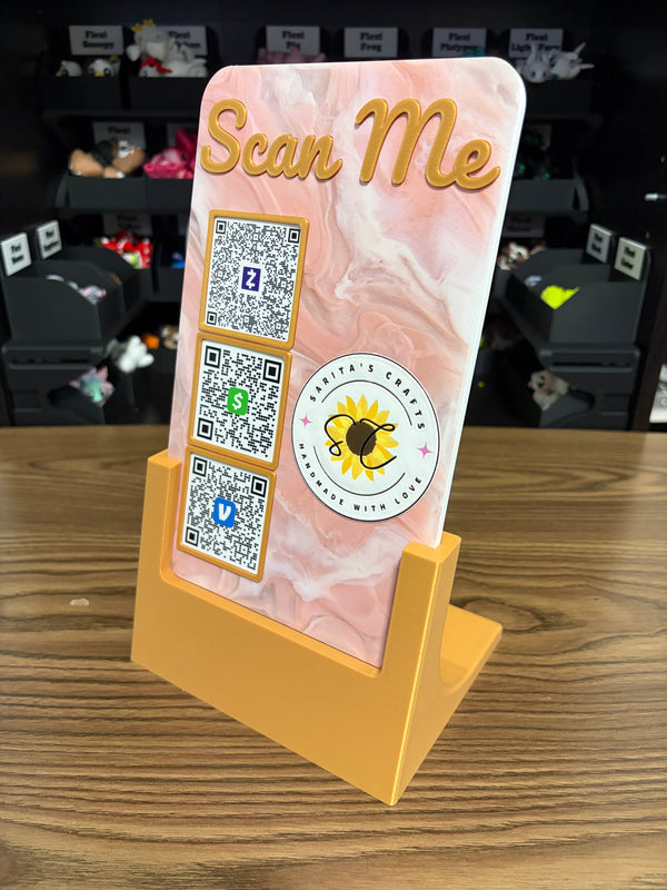 Scan Me QR Code Sign – Layer by Layer