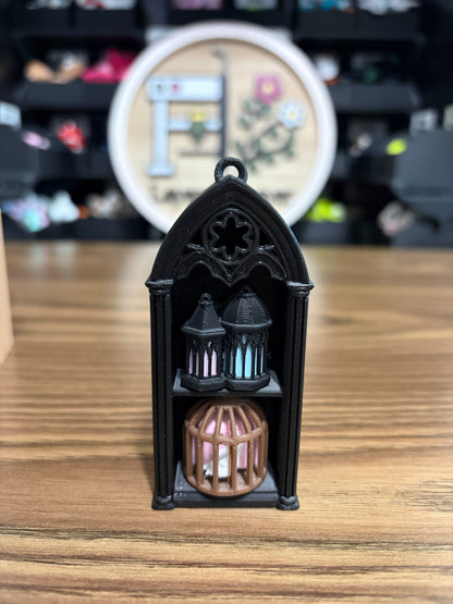 Gothic Bookshelf Fidget Clicker
