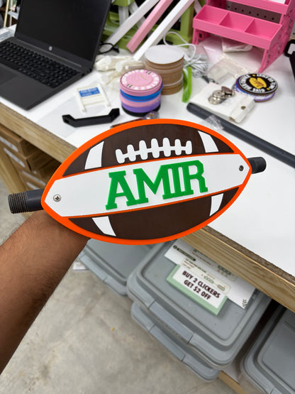 Custom Football Spirit Stick