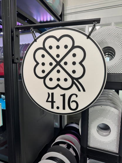 Custom Magnetic Logo Vendor Hanging Sign (12”)
