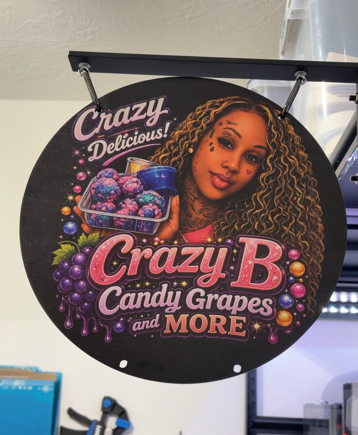 Custom Magnetic Vendor Sign (12”)