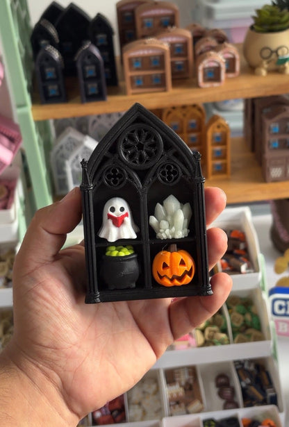 Gothic Bookshelf Fidget Clicker