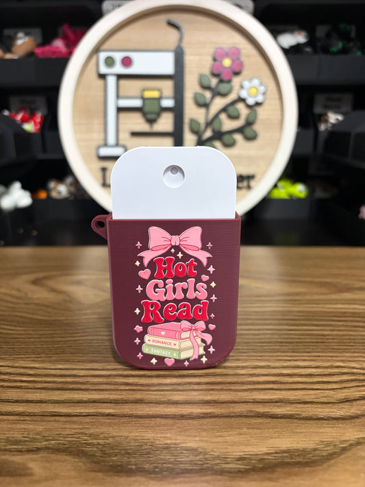 Hot Girls Read Hand Sanitizer Sleeve