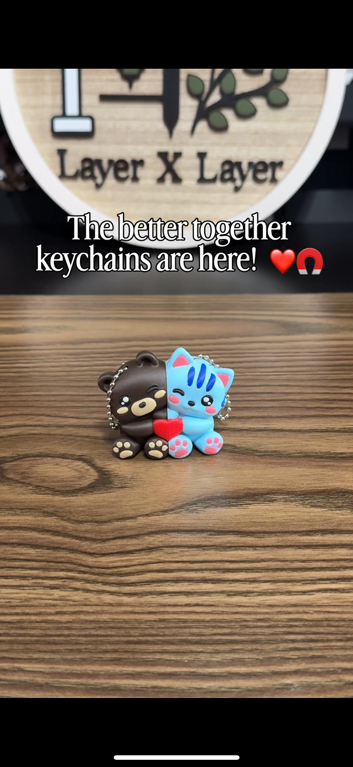 Better Together Keychain Set