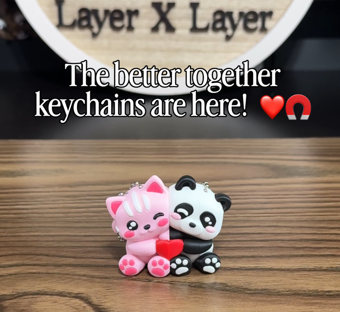 Better Together Keychain Set