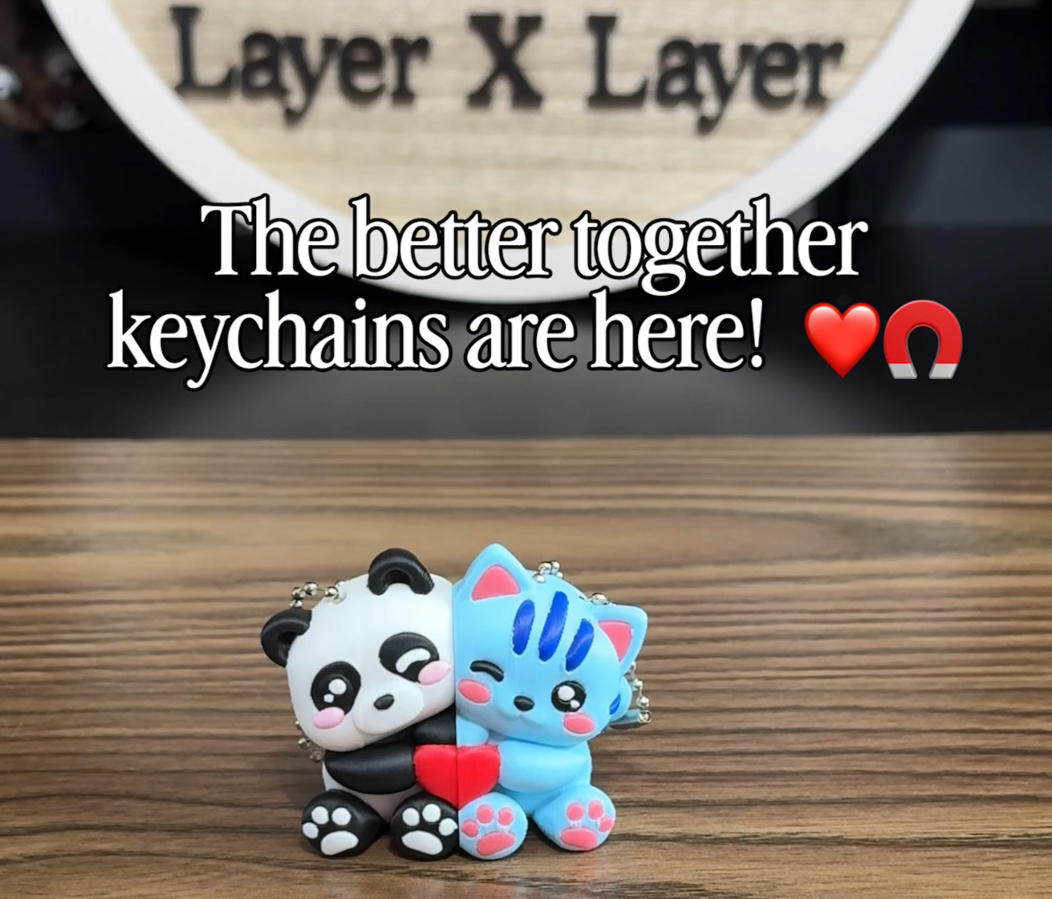 Better Together Keychain Set