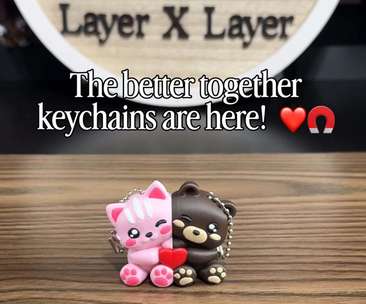 Better Together Keychain Set