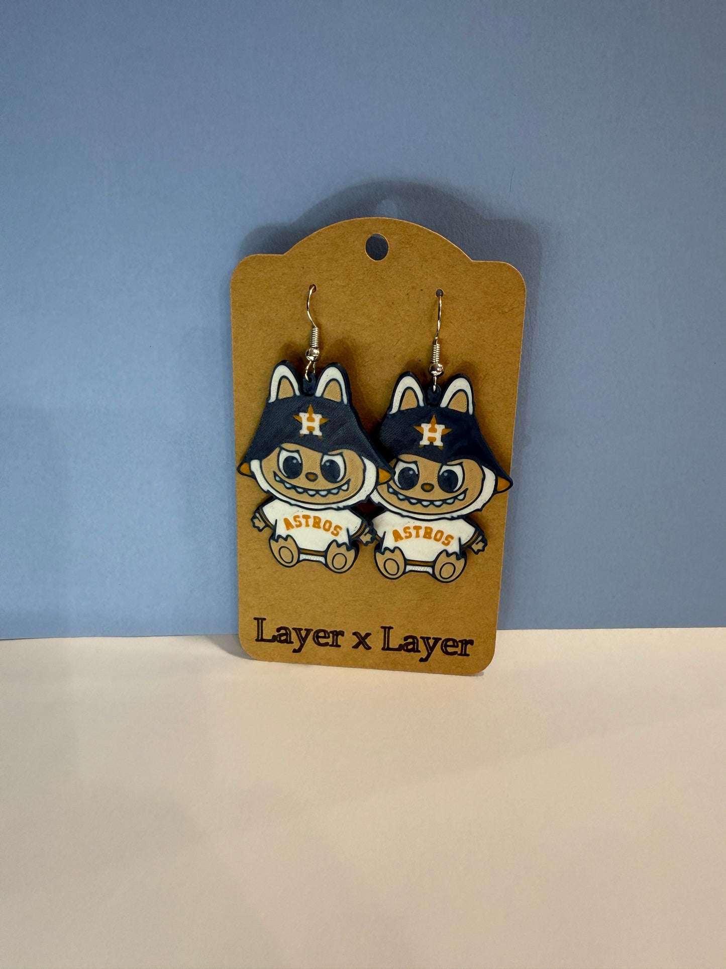 Labubu Astros Earrings