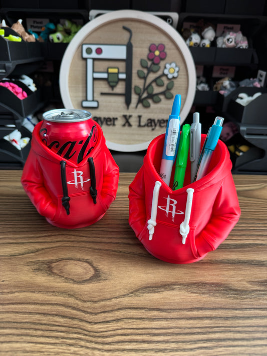 Rockets Hoodie Pen Holder/Koozie