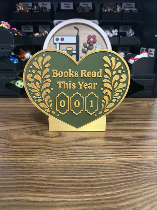 Talavera Heart Book Read Counter