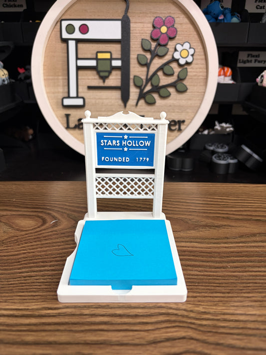 Stars Hollow Sticky Note Holder