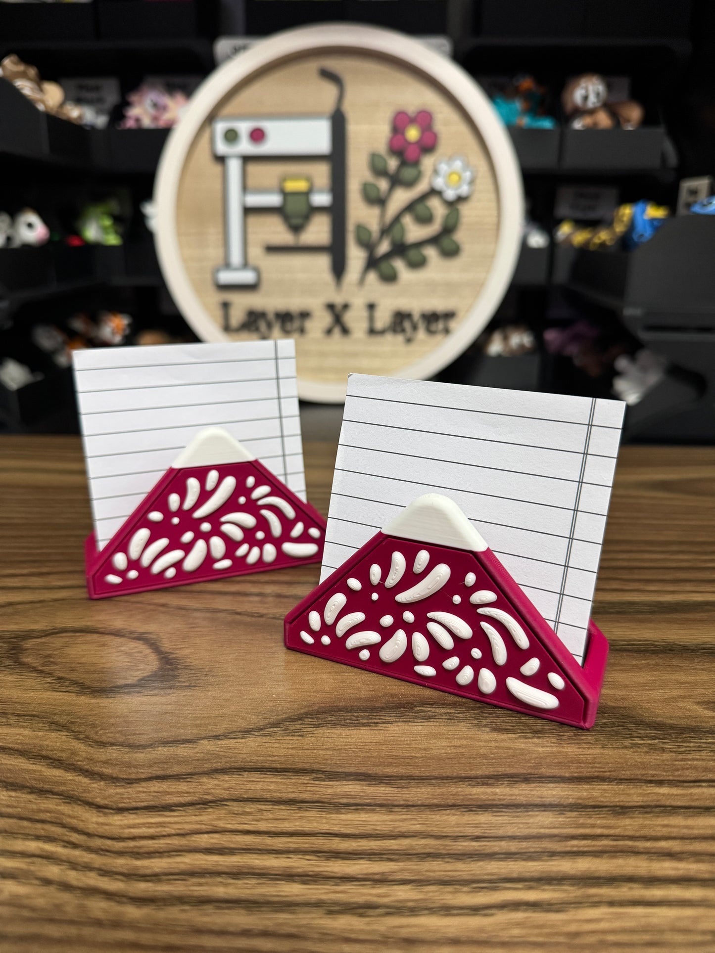 Talavera Upright Sticky Note Holder