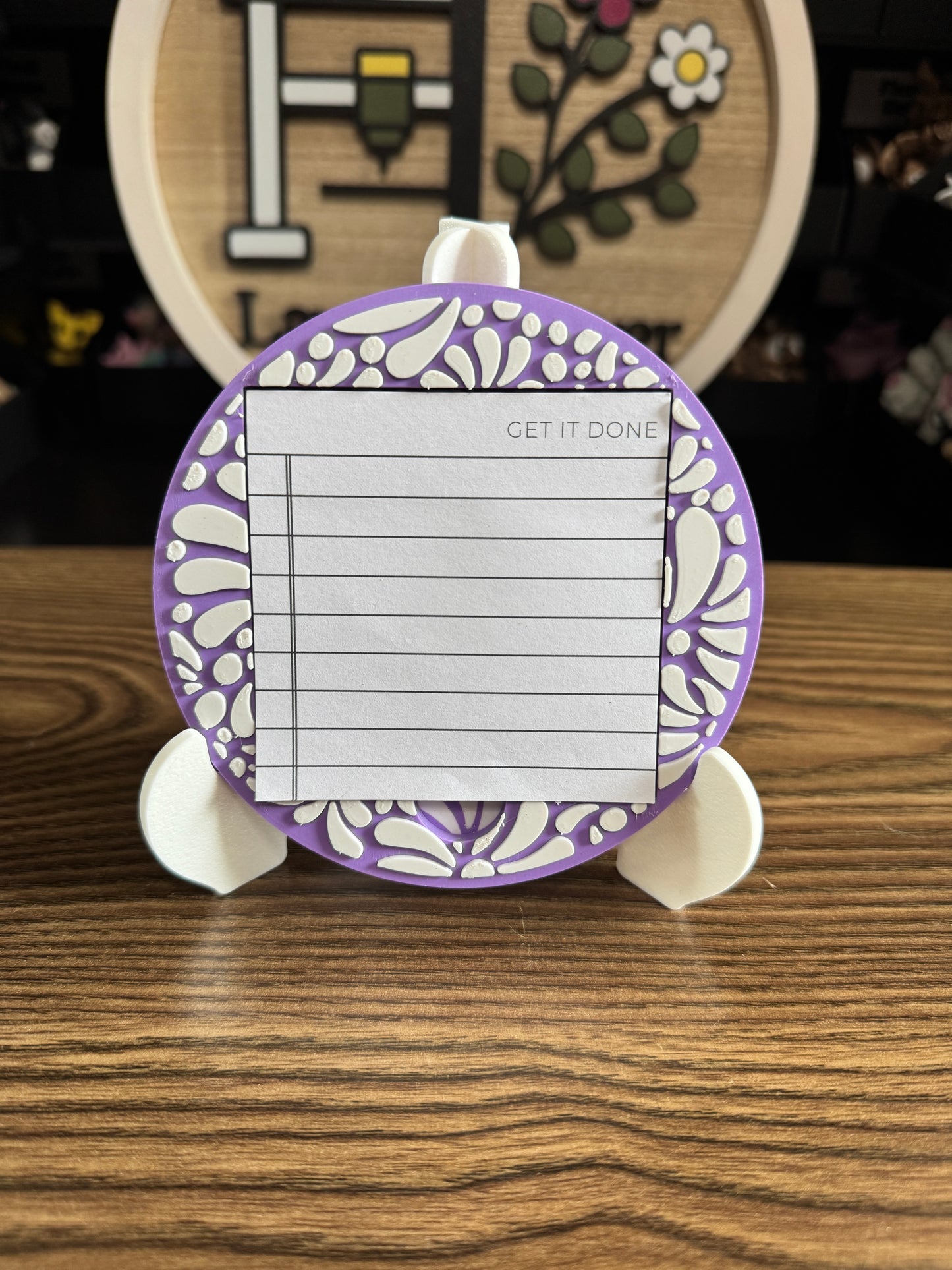 Talavera Pen & Sticky Note Holder