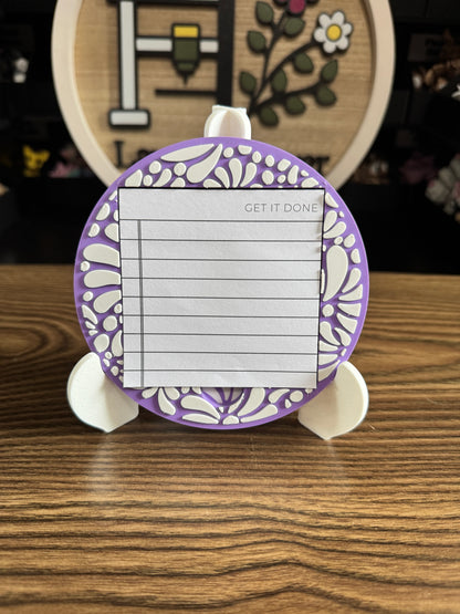 Talavera Pen & Sticky Note Holder