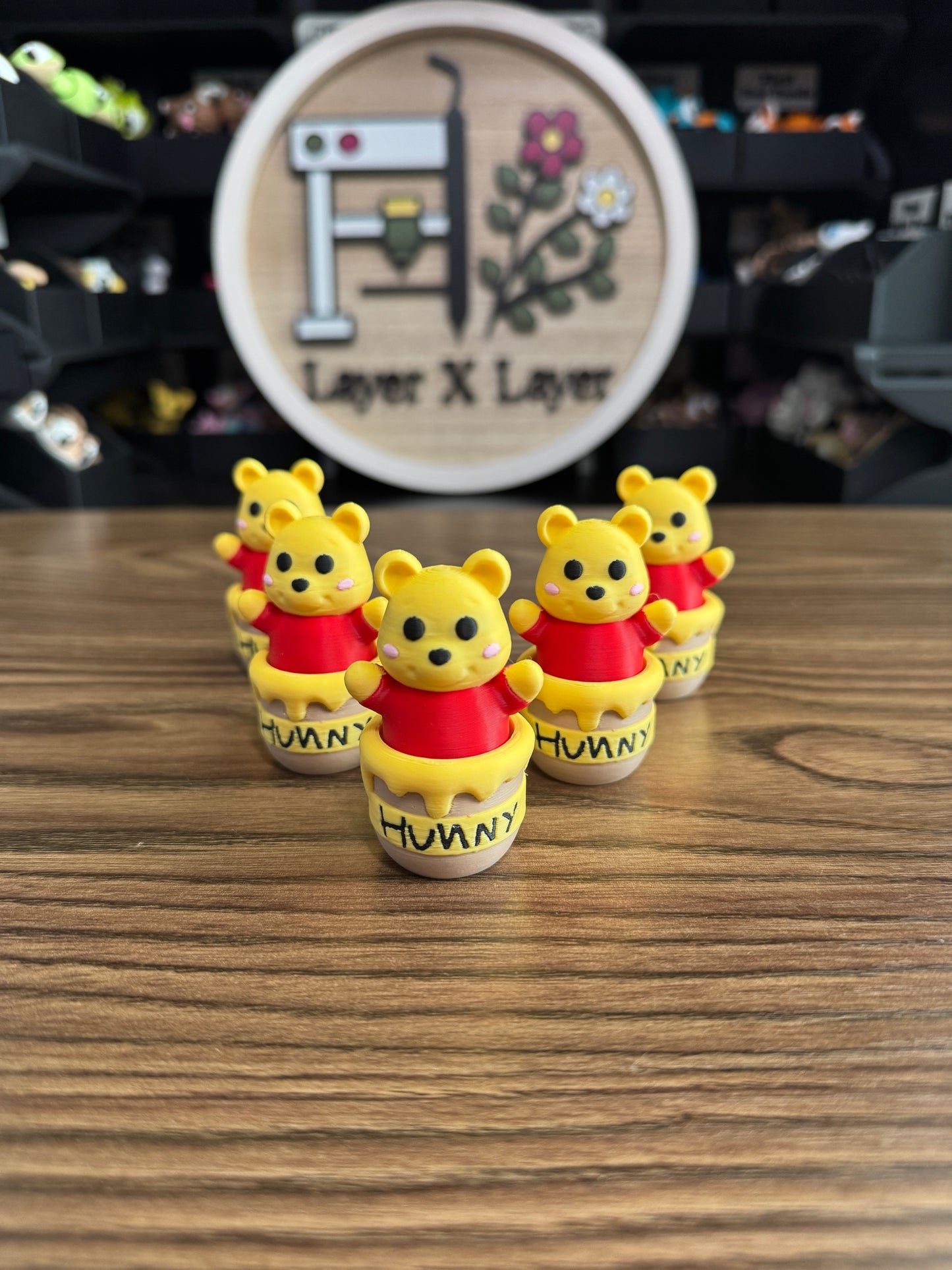 Honey Bear Fidget Clicker