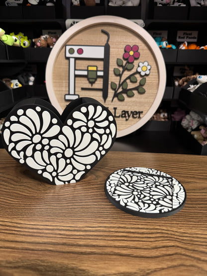 Talavera Pen & Sticky Note Holder