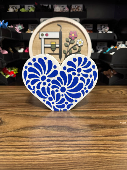 Talavera Pen & Sticky Note Holder