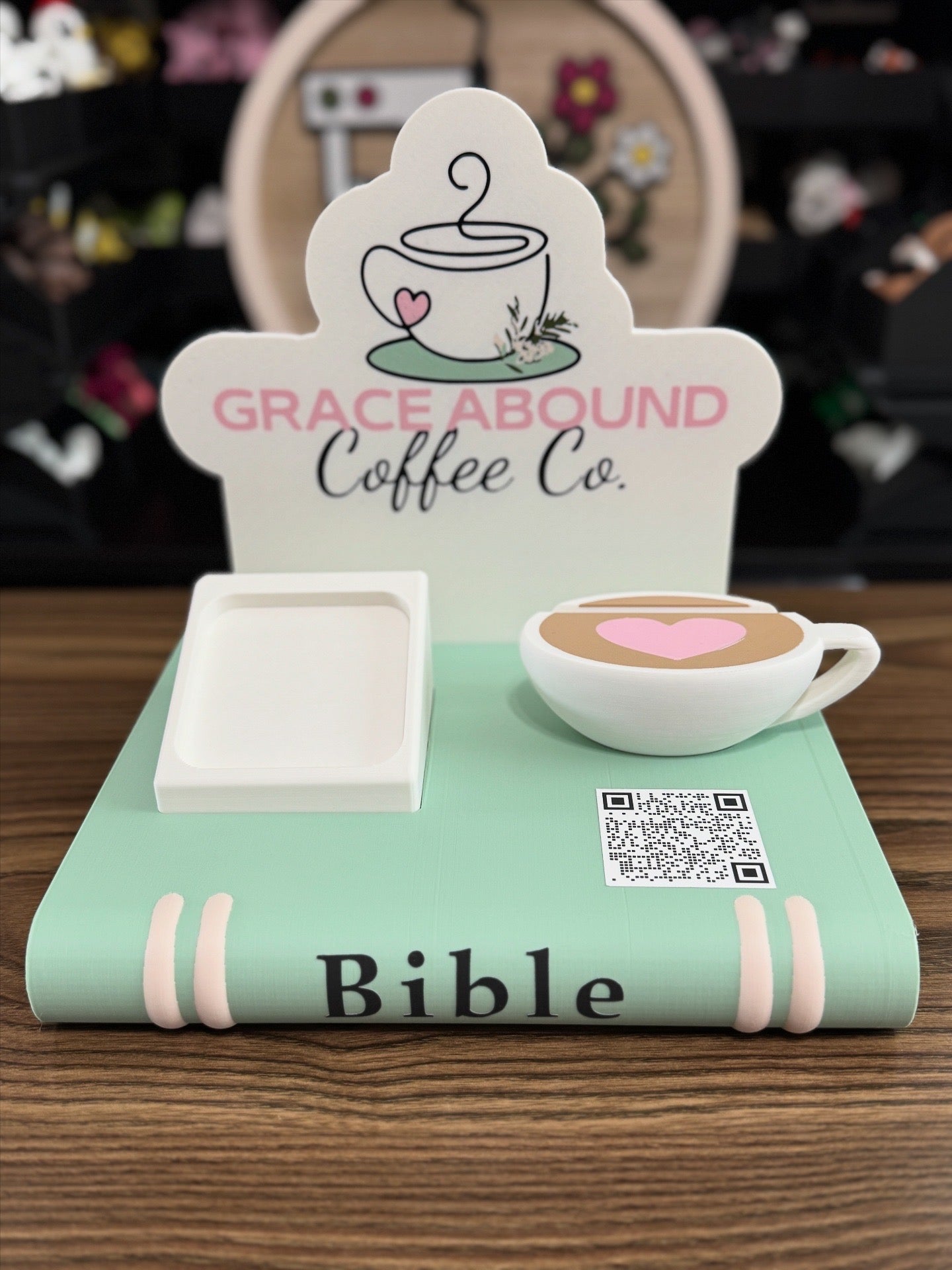 Custom Shopify/Square Reader Payment Book Stand