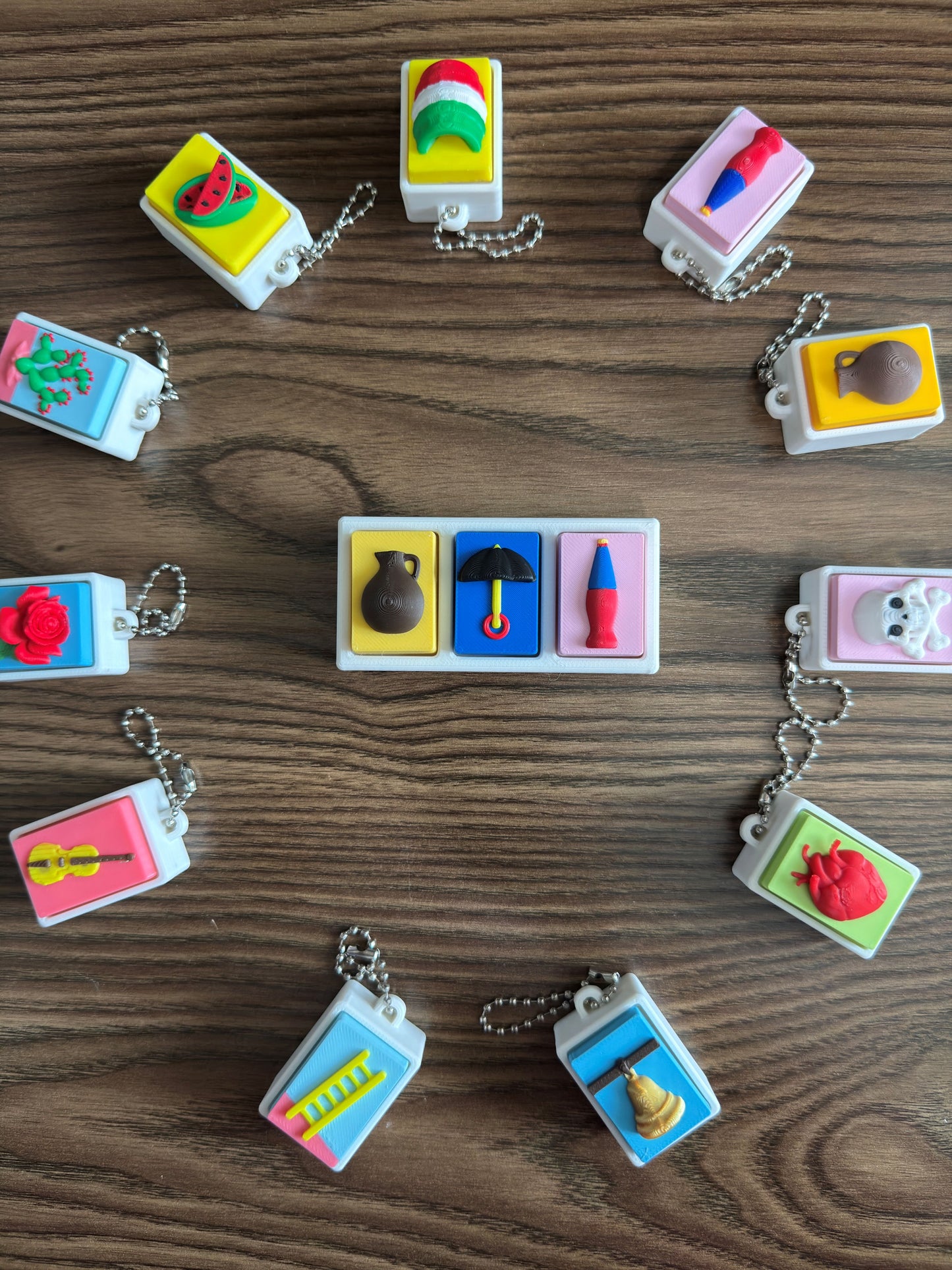 Loteria 3 Slot Stress Relief Fidget Clicker