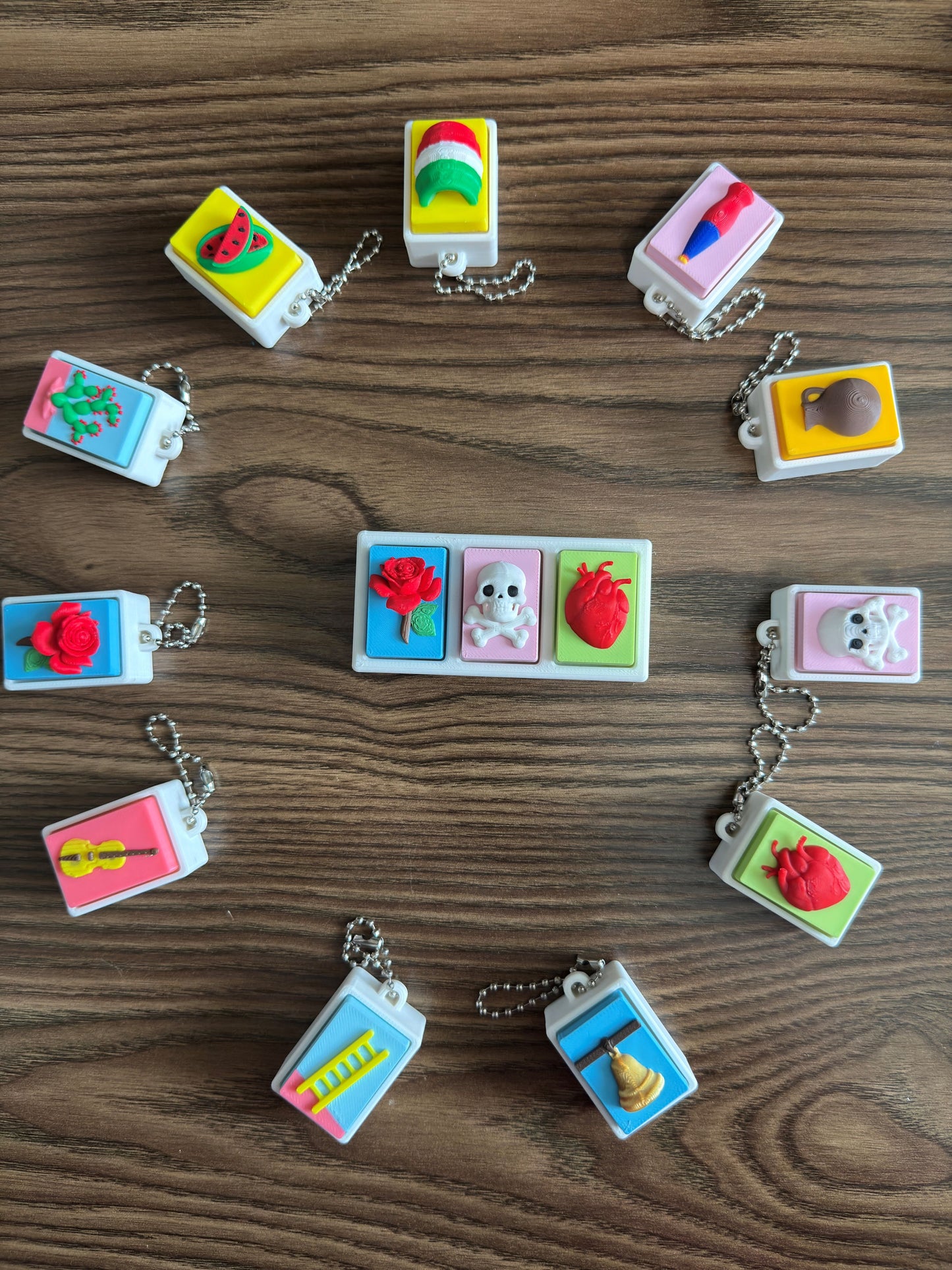 Loteria 3 Slot Stress Relief Fidget Clicker