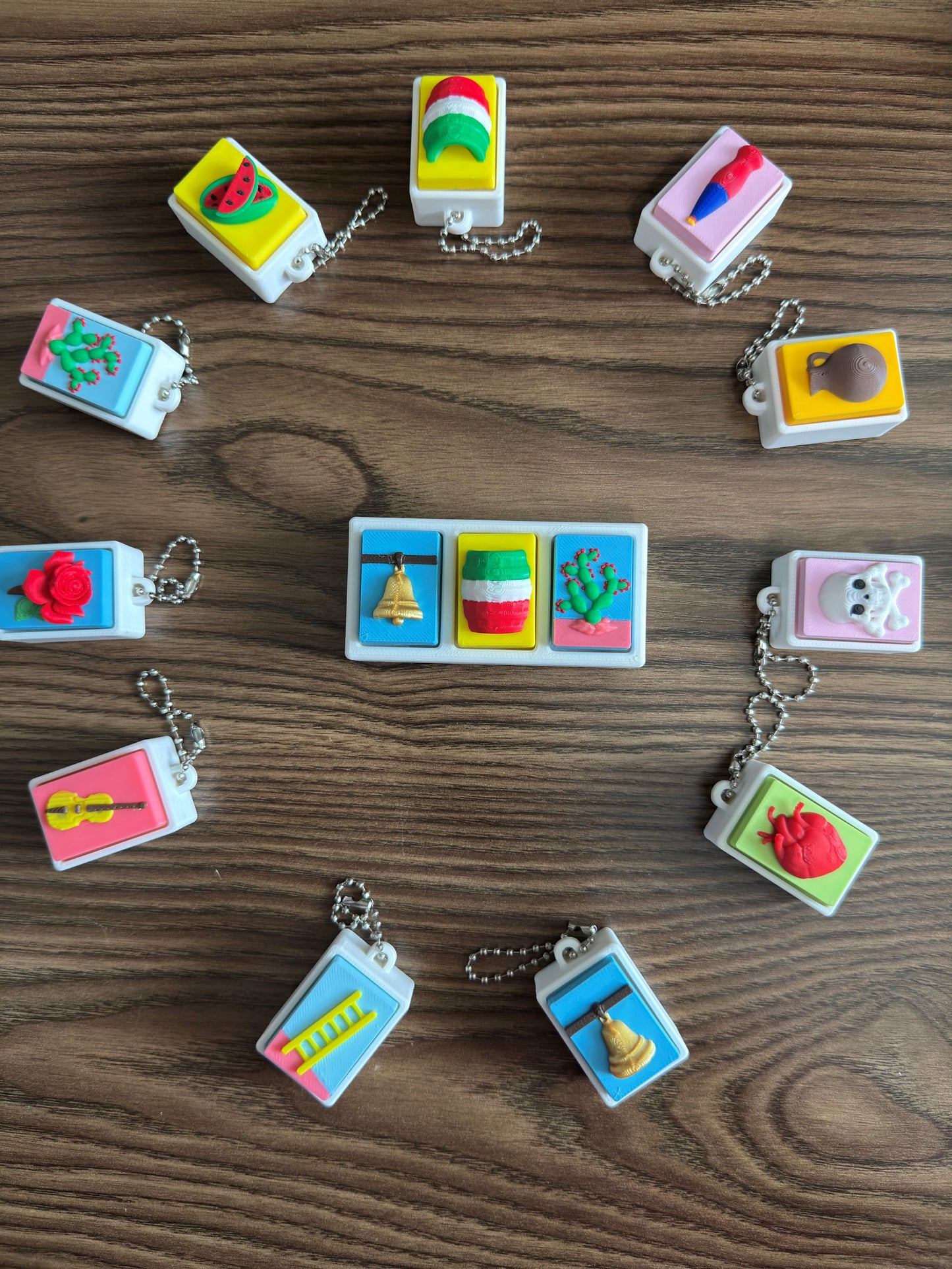 Loteria 3 Slot Stress Relief Fidget Clicker