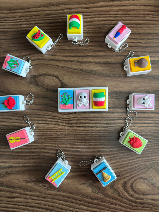 Loteria 3 Slot Stress Relief Fidget Clicker