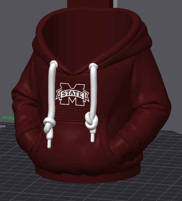 Mississippi State Hoodie Pen Holder & Koozie