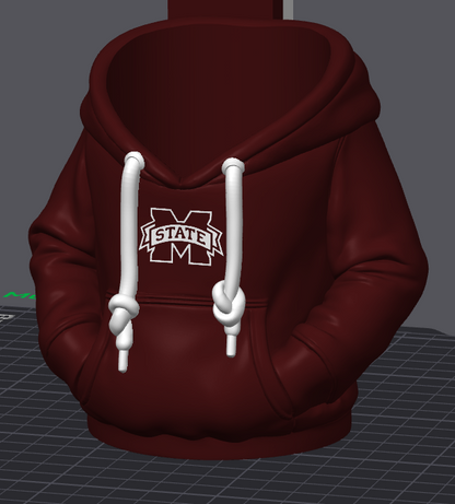 Mississippi State Hoodie Pen Holder & Koozie