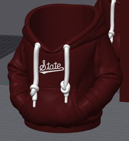 Mississippi State Hoodie Pen Holder & Koozie