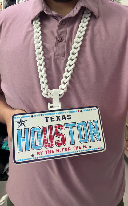 Houston Rivalries Light-Up Cuban Chain